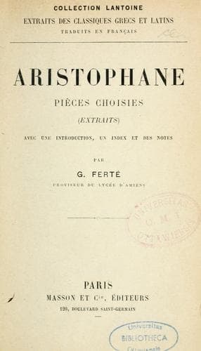Pièces choisies
