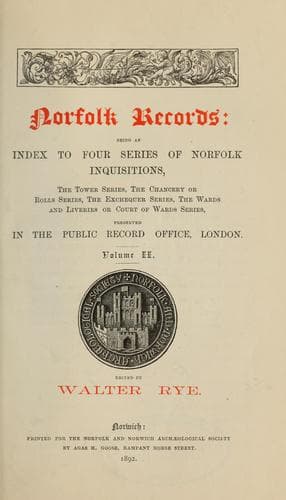 Norfolk records ...