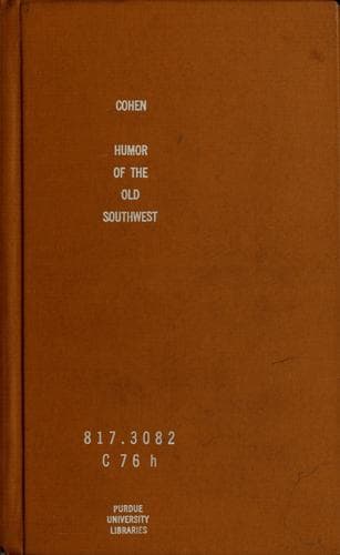 Humor of the old Southwest