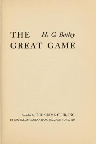 The Great Game