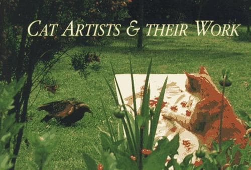 Cat Artists and Their Work Postcards