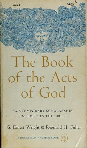 The Book of the acts of God