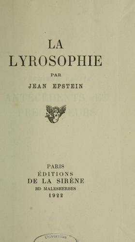 La lyrosophie