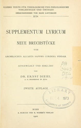 Supplementum Lyricum