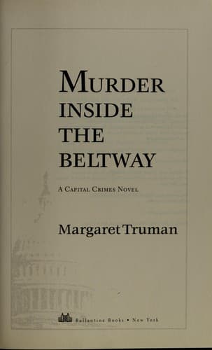 Murder inside the Beltway