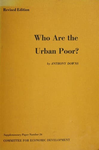 Who are the urban poor?