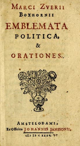 Emblemata politica & Orationes
