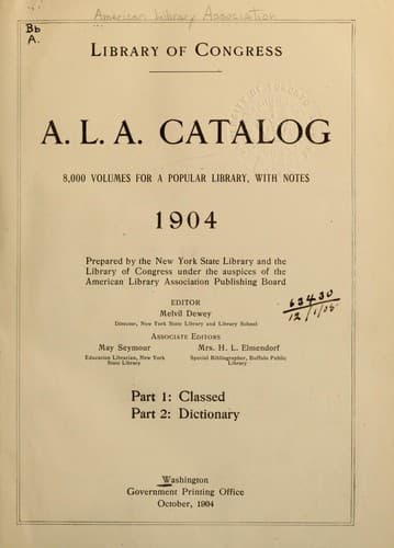 A.L.A. catalog