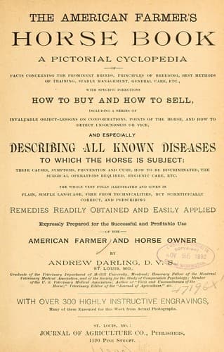 The American farmer's horse book