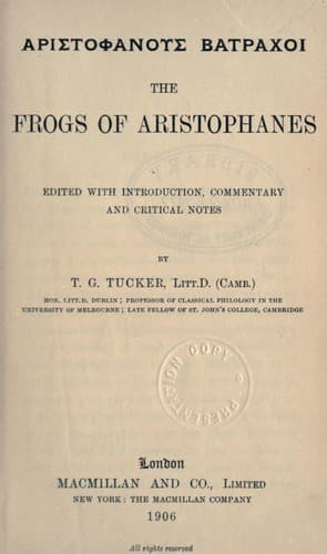 Aristophanous Batrakoi