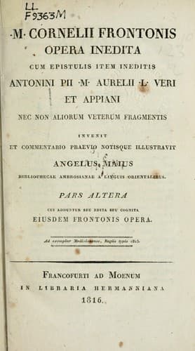 Opera inedita