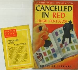 Cancelled in red