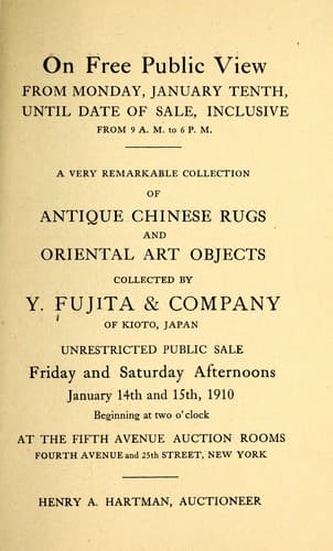 A very remarkable collection of antique Chinese rugs and oriental art objects