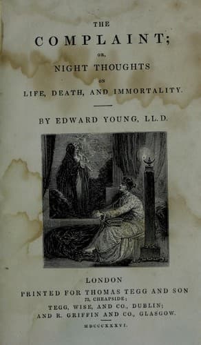 The complaint, or, Night thoughts on life, death, and immortality