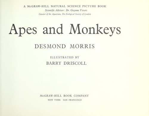 Apes and monkeys