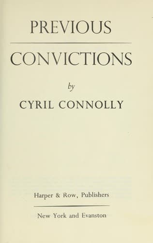 Previous convictions