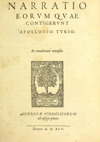 Narratio eorum quae contigerunt Apollonio Tyrio