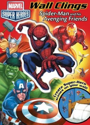 Spiderman And His Avenging Friends Wall Clings