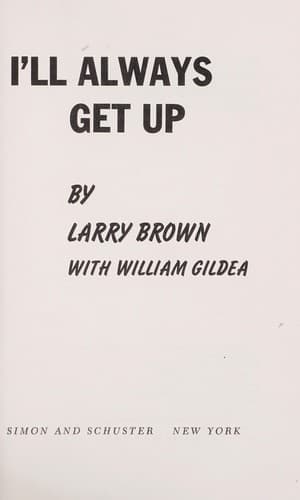 I'll always get up