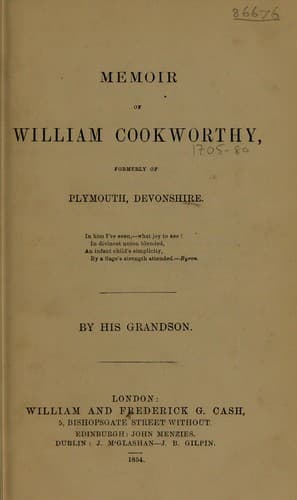 Memoir of William Cookworthy