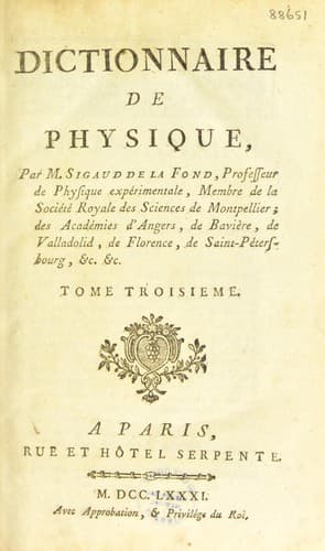 Dictionnaire de physique