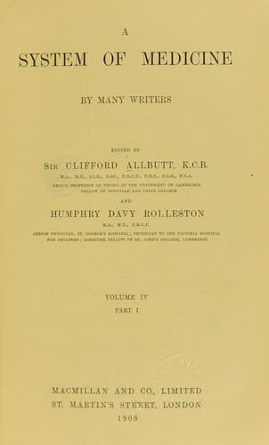 A system of medicine
