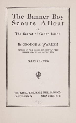 The banner boy scouts afloat