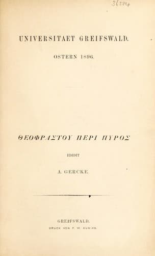 Theophrastou peri puros