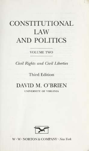Constitutional law and politics