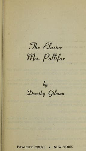 The elusive Mrs. Pollifax