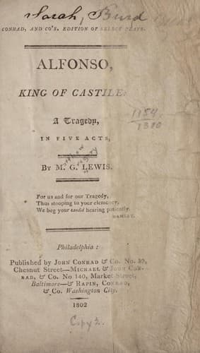Alfonso, king of Castile