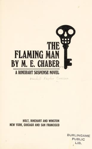 The flaming man