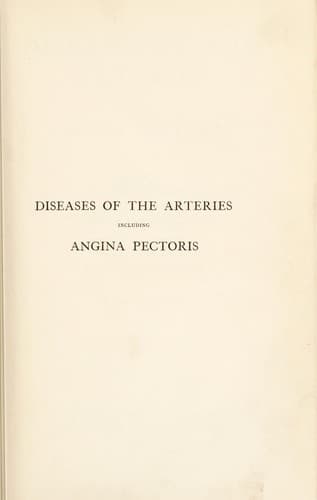 Diseases of the arteries including angina pectoris