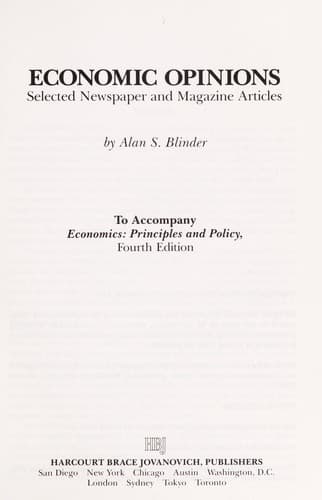 Economic opinions