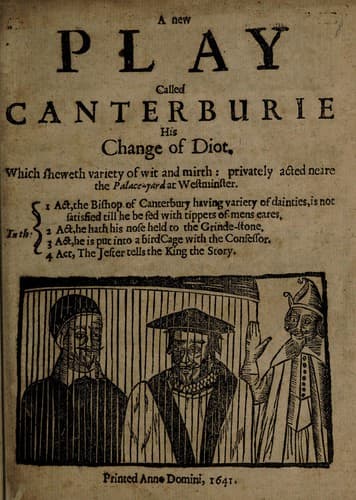 A new play called Canterburie his change of diot