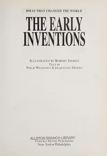 The early inventions