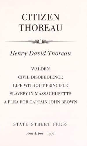 Citizen Thoreau