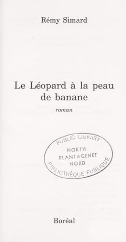 Le léopard à la peau de banane