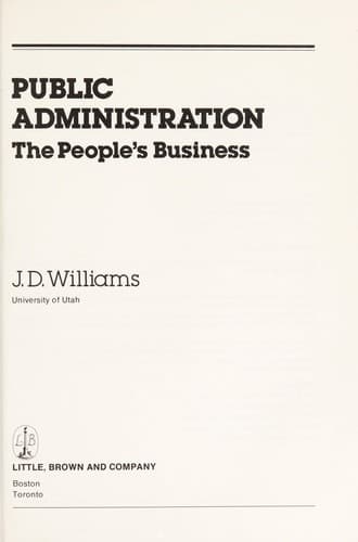 Public administration