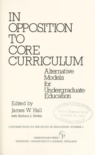 In opposition to core curriculum