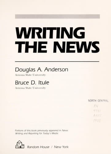 Writing the news