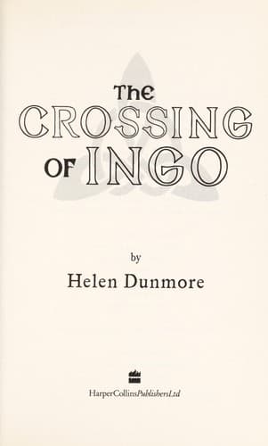 The Crossing Of Ingo (Ingo #4)