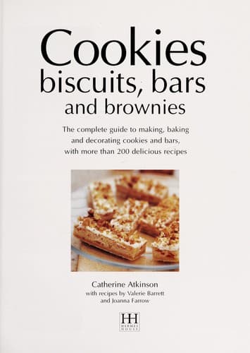 Cookies, biscuits, bars and brownies