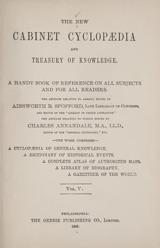 The New cabinet cyclopædia and treasury of knowledge