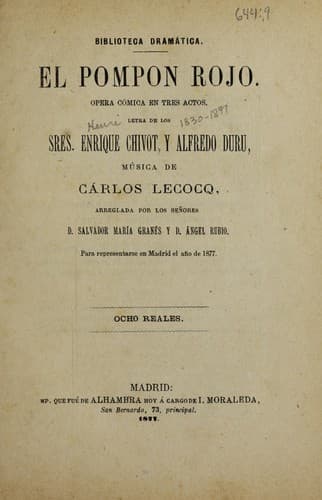 El pompón rojo