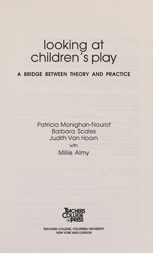 Looking at children's play
