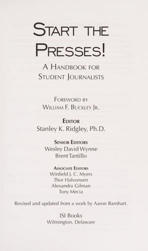 Start the presses!