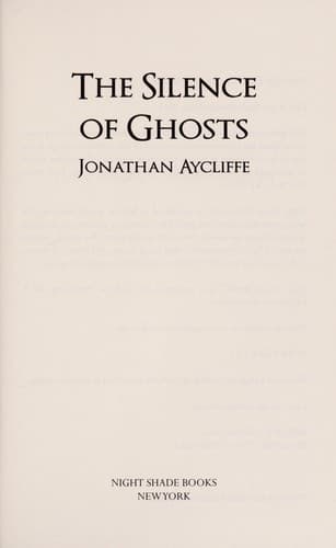 The silence of ghosts
