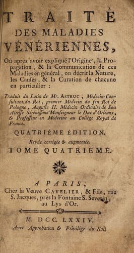 Traité des maladies vénériennes