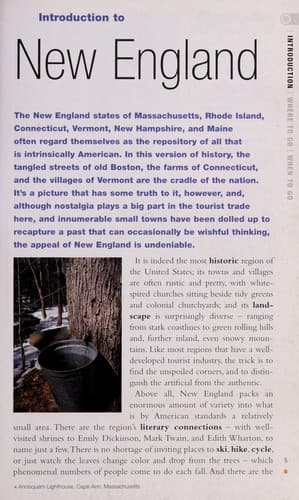 The rough guide to New England